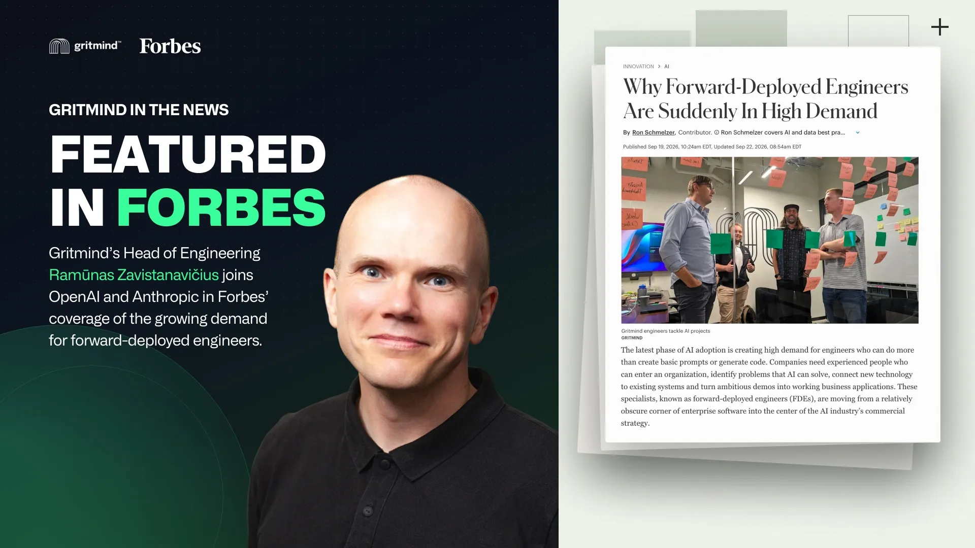 Forbes & Gritmind Collaborate on the Future of Forward-Deployed Engineering